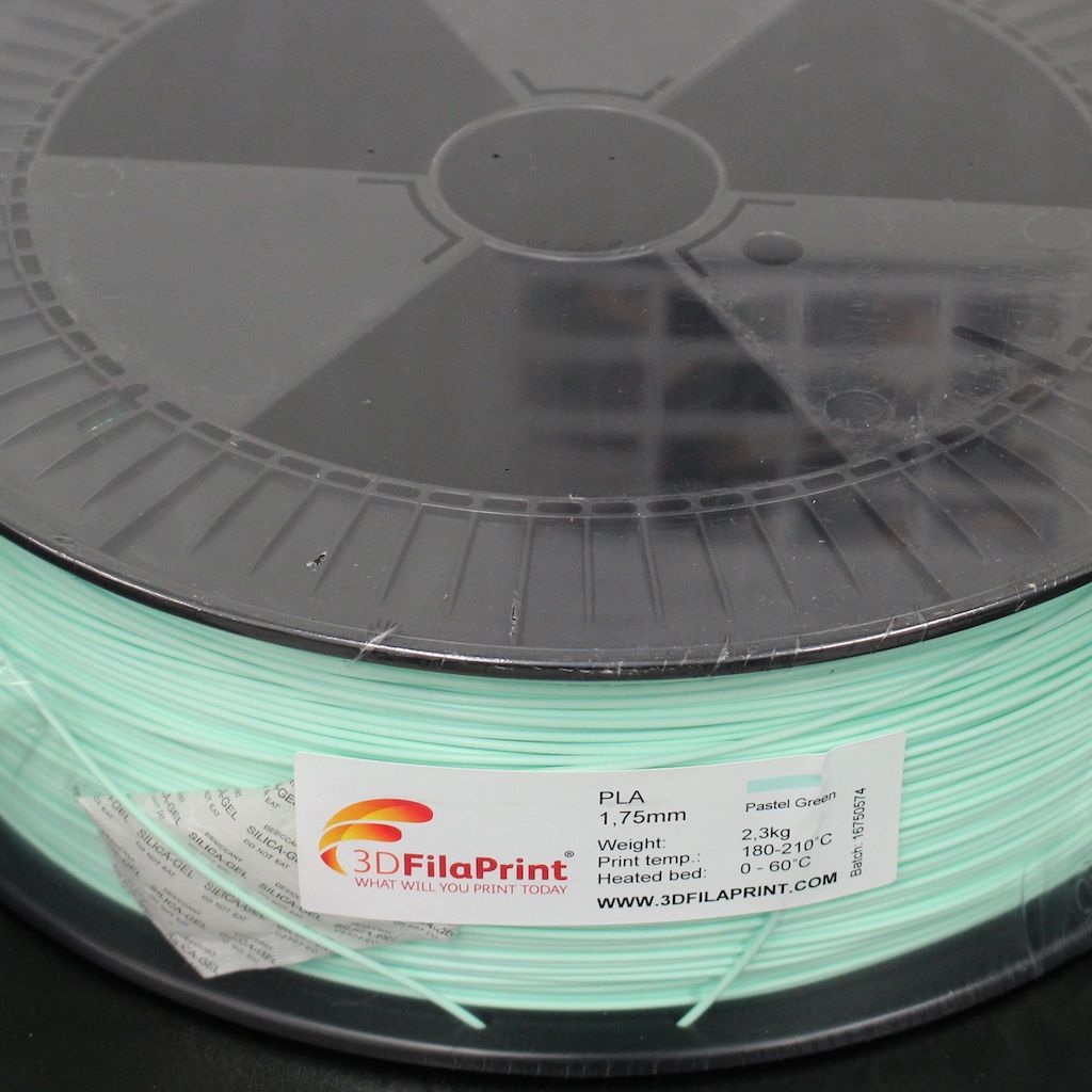 2.3KG 3D FilaPrint Pastel Green Premium PLA 1.75mm 3D Printer Filament