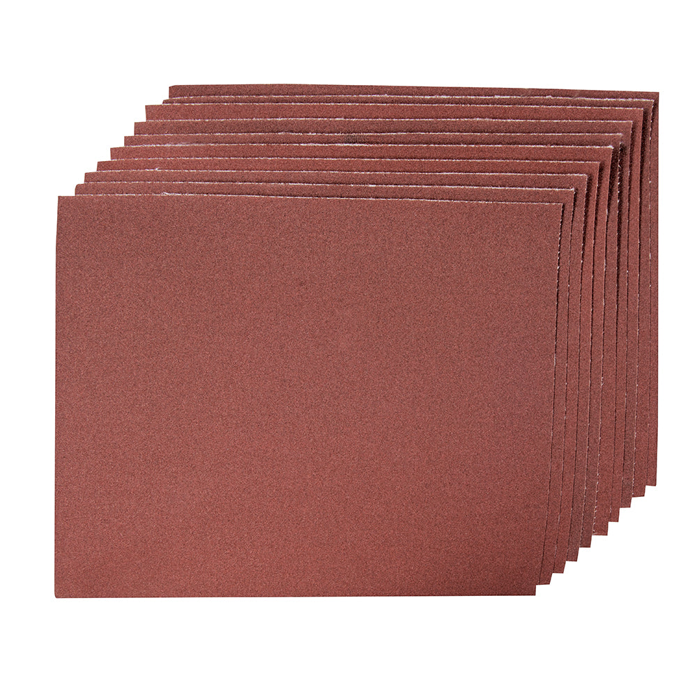 Silverline 733249 Emery Cloth sanding Sheets 10pk 180 Grit