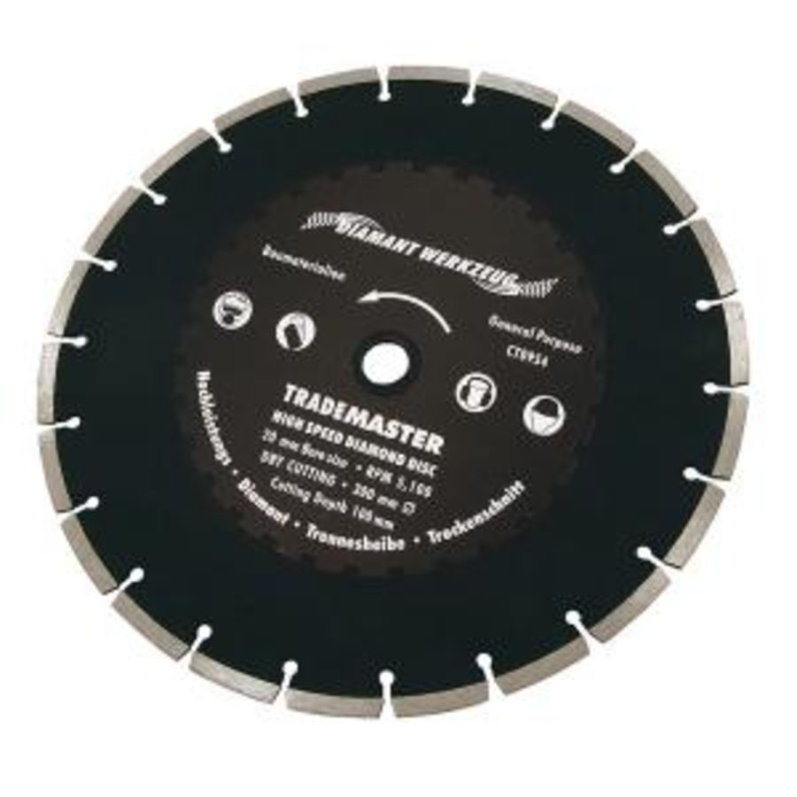 Neilsen CT0954 12inch Diamond Disc - General Purpose