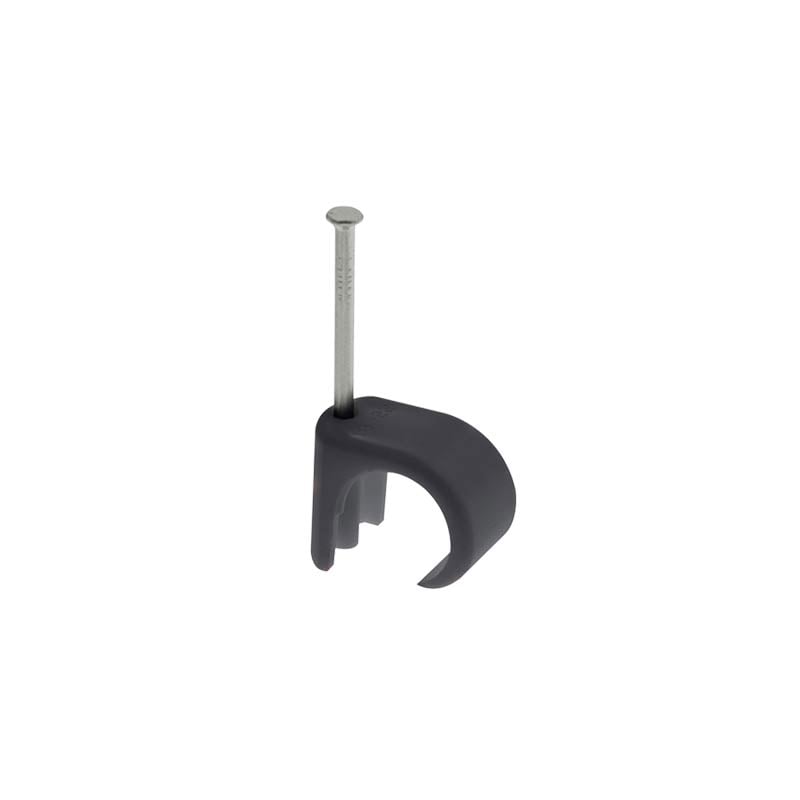Unicrimp Black Cable Clips for 22-26mm Round Cable Pack of 50