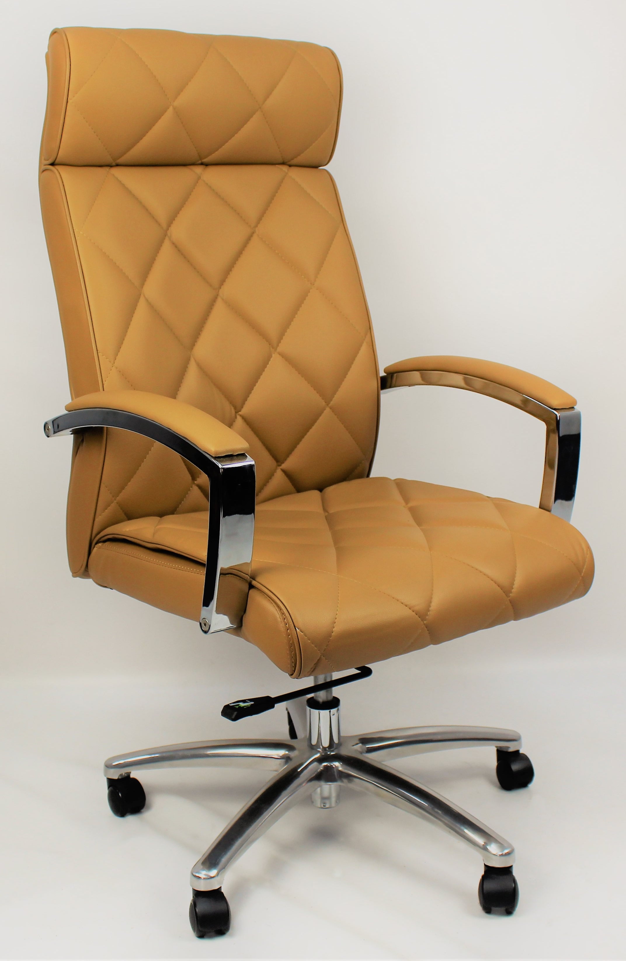 Beige Leather Executive Office Chair - ZM-A217 Huddersfield