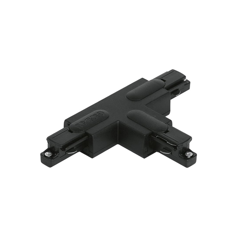 Aurora Single Circuit Track T Connector Outside Right Black