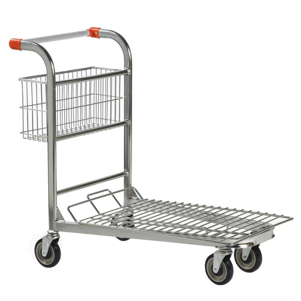 Nestable Stock Trolley - Fixed Basket