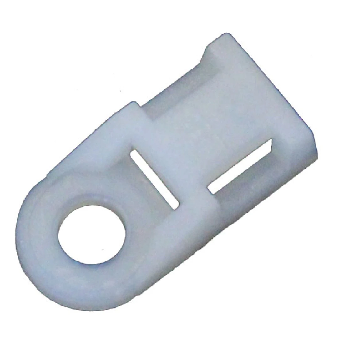WHITE CABLE TIE BASE EYLET