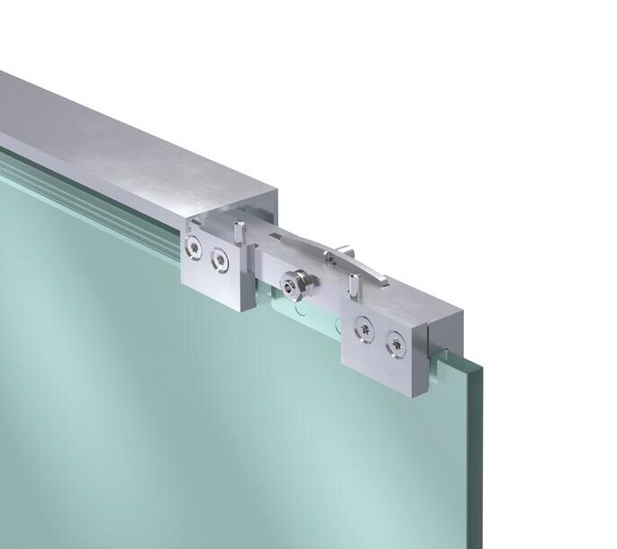 Banana Slide 80 Ceiling Mounting for 8mm – 10mm glass