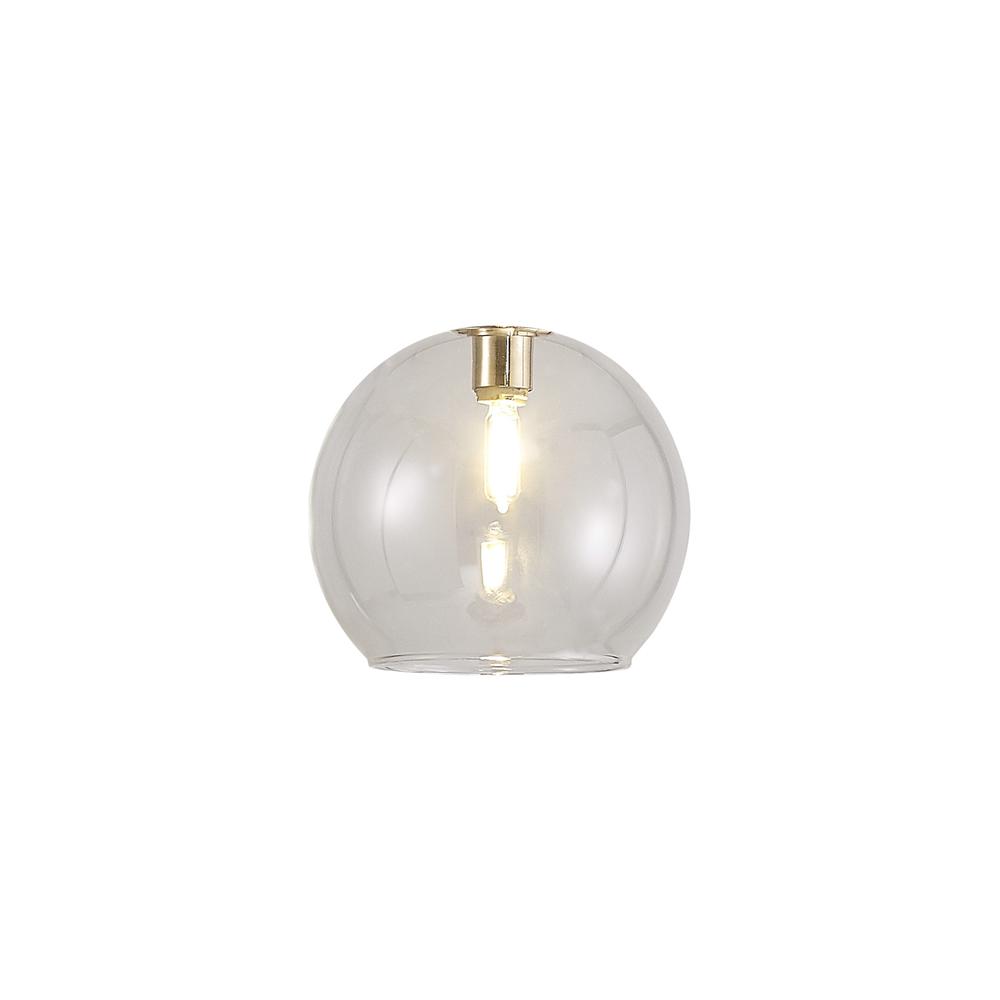 Luxuria Apex 140mm Open Mouth (F) Round Clear Globe Glass Shade