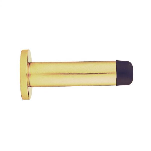 Cylindrical Doorstop 70mm With Rose PB AA21