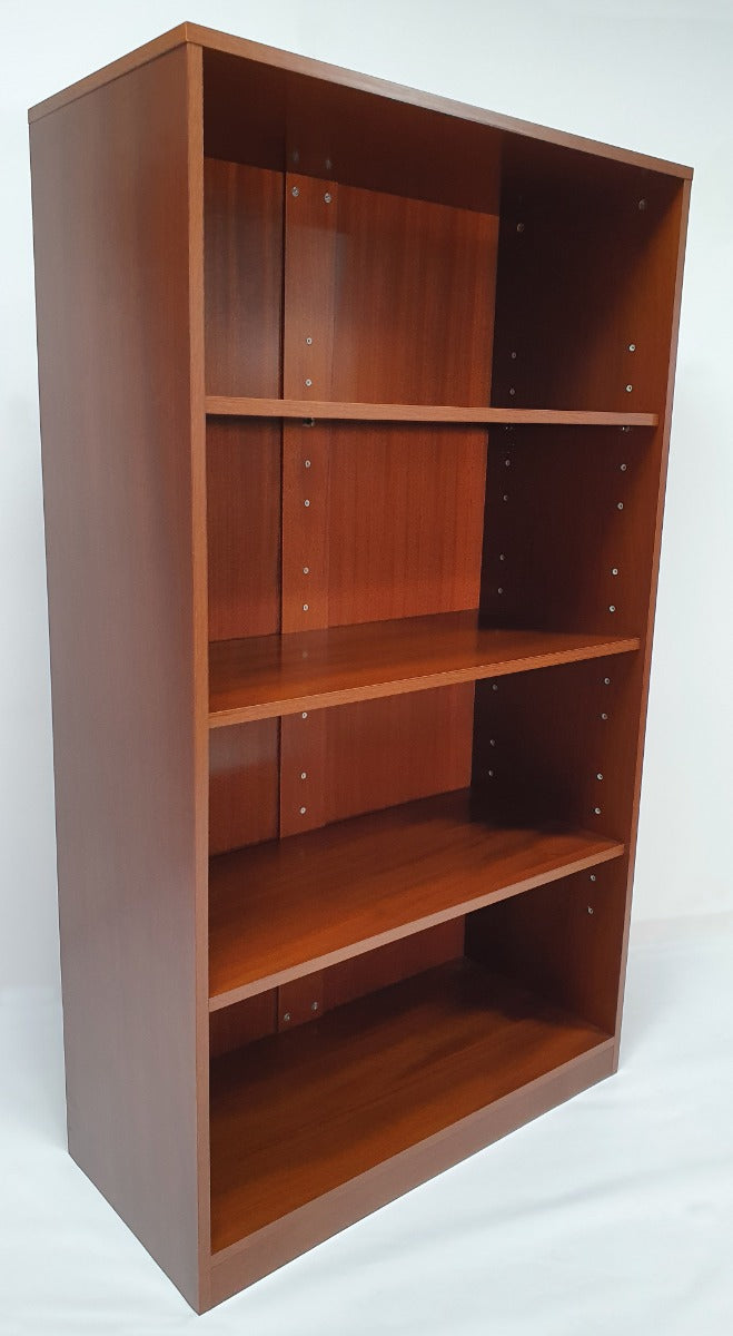 Real Wood Light Walnut Veneer Executive Bookshelf - AB01 North Yorkshire