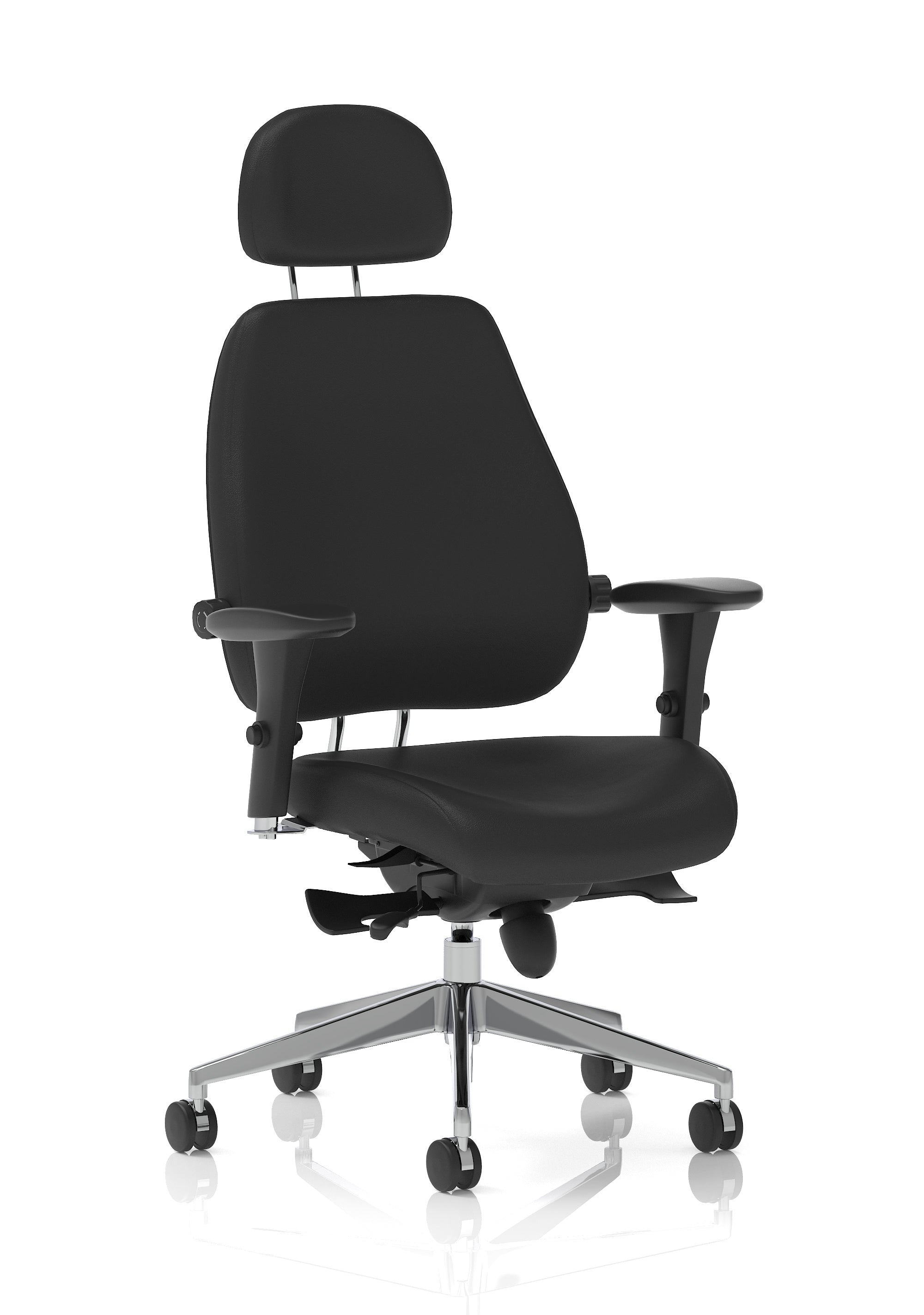 Suppliers Of Chiro Plus Ultimate High Back Ergonomic Posture Chair with Arms and Headrest -  - Available in 20 Colour Choices UK