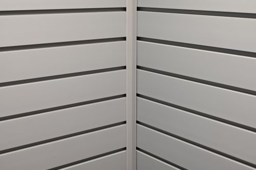 EVOPanel Wall Storage System - Large L Corner Strip Trim Grey 2400mm - EPCT-2400