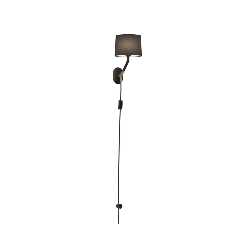 Astro Arbor Plug-In Matt Black Wall Light