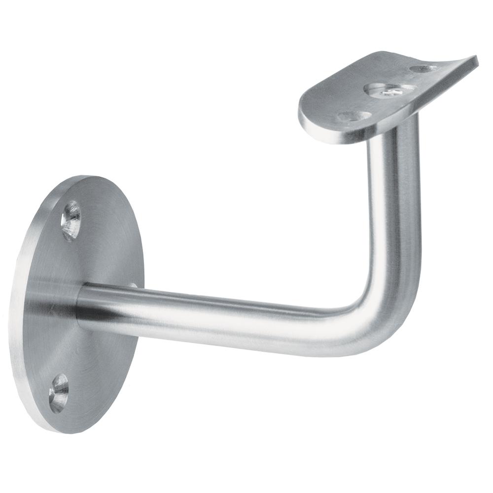 Handrail Bracket 90 Degree Cranked ArmWall Mounting 48.3mm Fixed Spigot