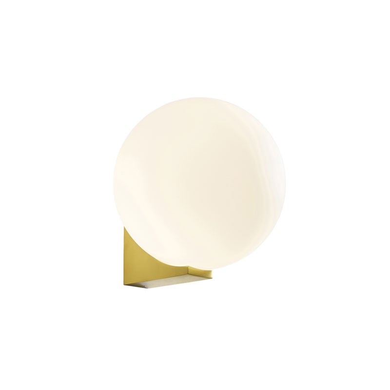 Forum Thiva Bathroom Wall Light G9 Satin Brass/Opal