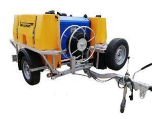 Mobile Hot And Cold Pressure Washer Trailer For Construction Sites