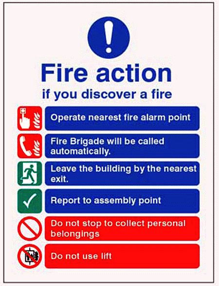 Fire action auto dial with lift