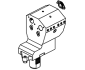 Slotting driven tool H&#61;76mm 25mm Stroke