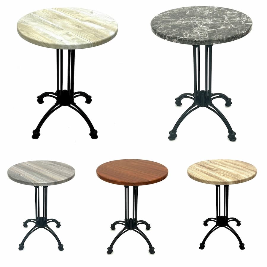 Mugello Bistro Tables With Choice Of Table Tops