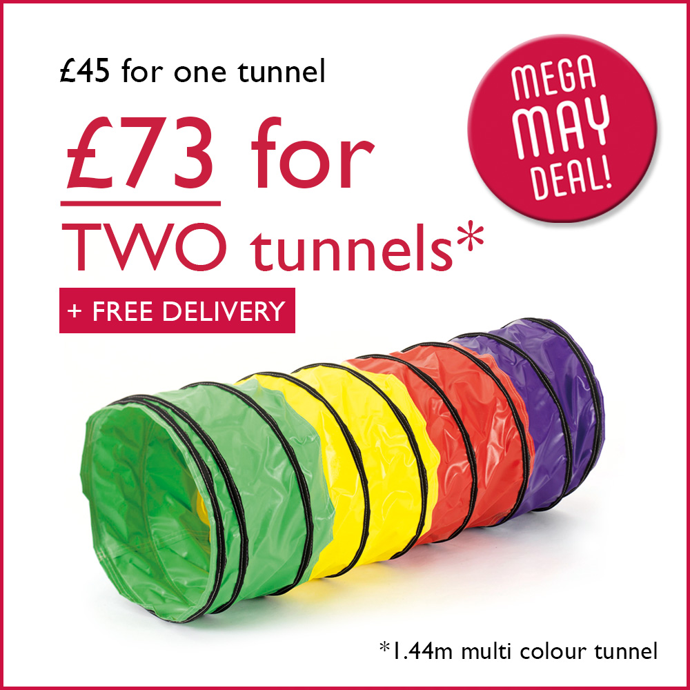 Multi Colour Kids Play Tunnel