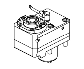 Axial geared-up 1:2 driven tool H&#61;85mm