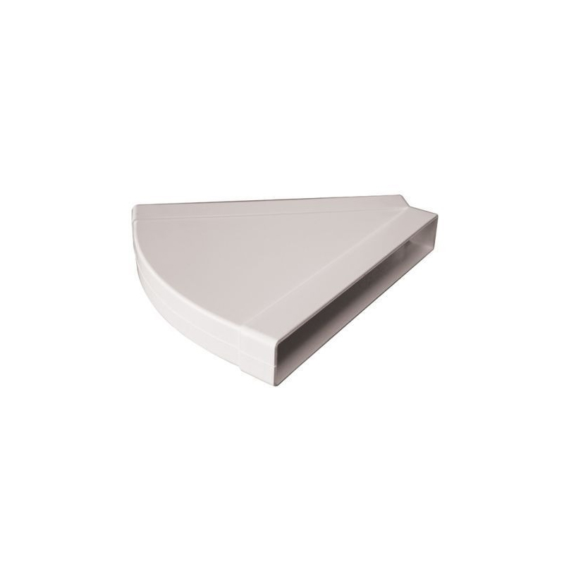 Manrose 100mm 4 Rectangular Horizontal 45 Degree Bend"