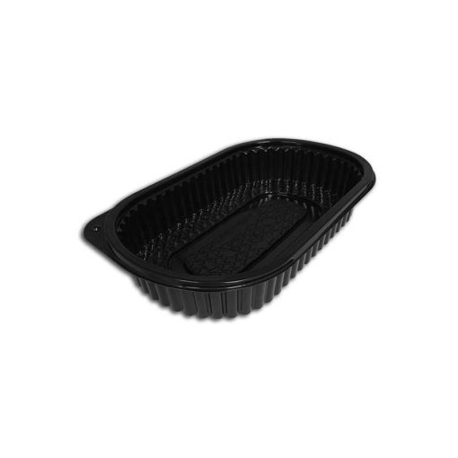 Microwave Container Black - MWB810 cased 400 For Catering Industry