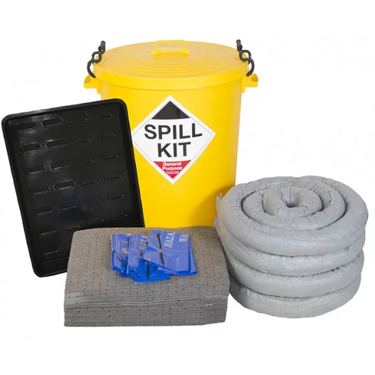 90 Litre General Purpose Spill Kit with Drip Tray SERPRO General Purpose Spill Kits