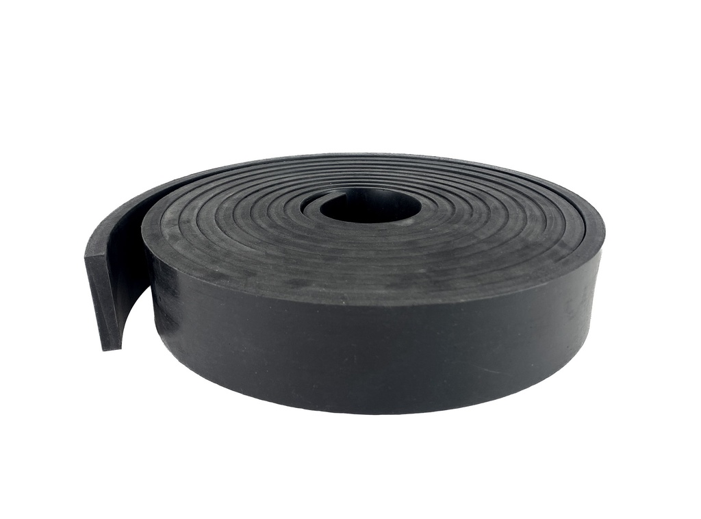 Solid Neoprene Rubber Strip - 50mm x 10mm x 5m
