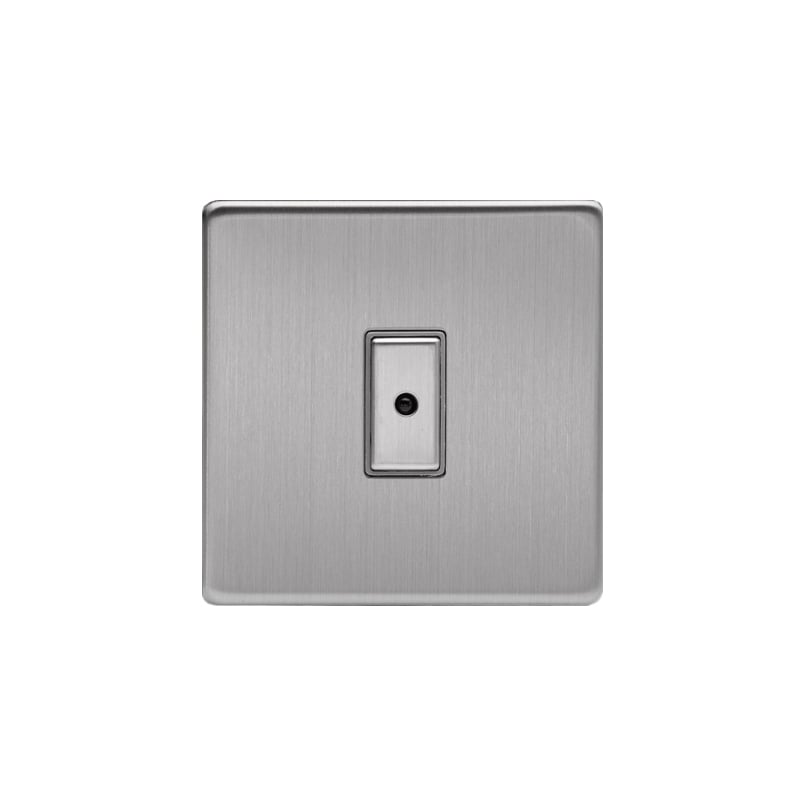 Varilight 1G Multi Point Touch Dimmer Switch Brushed Steel