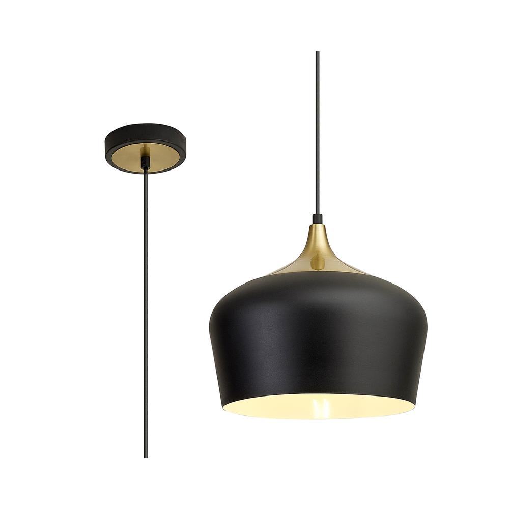 Luxuria Secessionist 29.5cm 30cm Pendant Light E27 Black/Gold