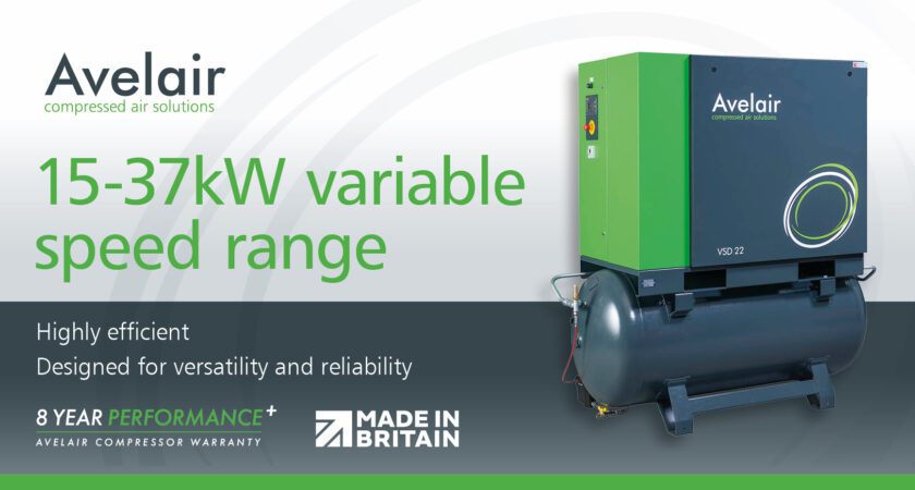 Our class leading VSD 15-37kW air compressor range