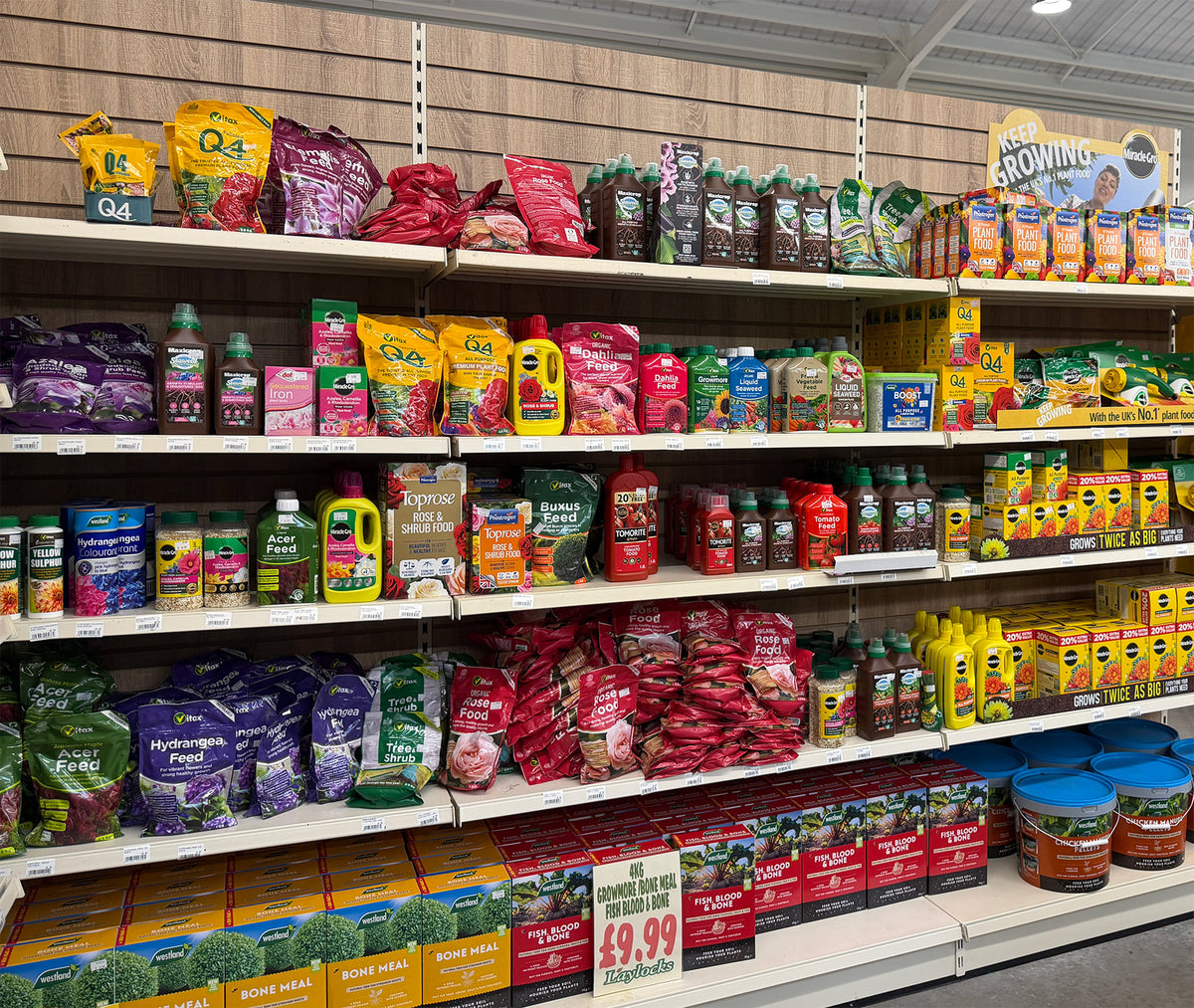 Space Saving Display Shelving Solutions For Garden Centres
