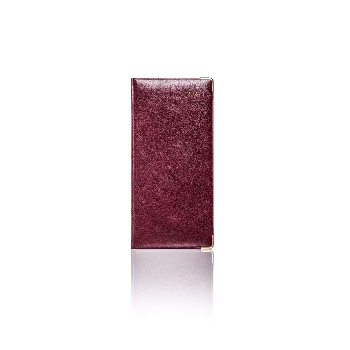 Cream Pages Columbia De Luxe 2024 diary Burgundy