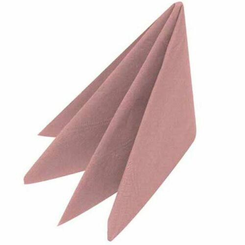 3 Ply Antique Rose Napkins 40cm - D63P-AR Cased 1000 For Hospitality Industry