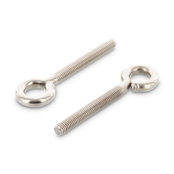 A2 Stainless Steel Screw Eyes M4 x 30mm