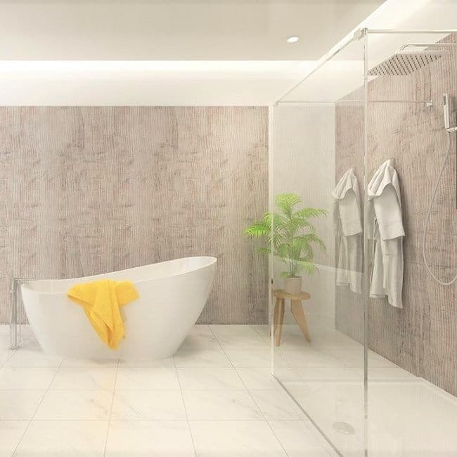 Bianco Ash Perform Panel - Bathroom and Shower