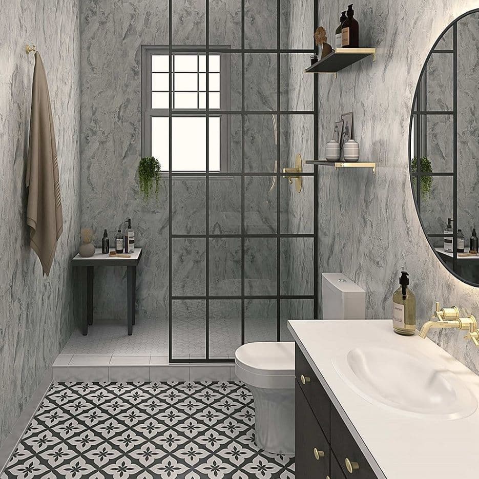 Stratus Marble Perform Panel - Bathroom and Shower