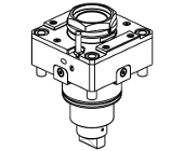 Axial driven tool geared-up 1:2 H&#61;70mm