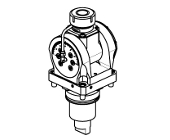 Axial double boring bar holder in Y 25&#216; H&#61;65mm