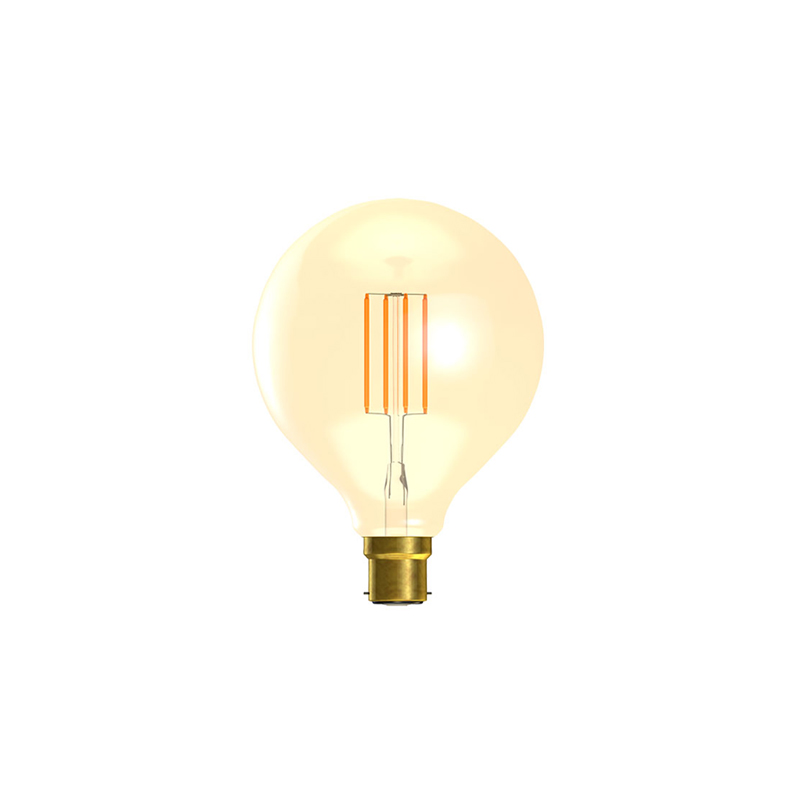 Bell Globe 125mm Dimmable LED Vintage Bulb 3.3W B22 2200K