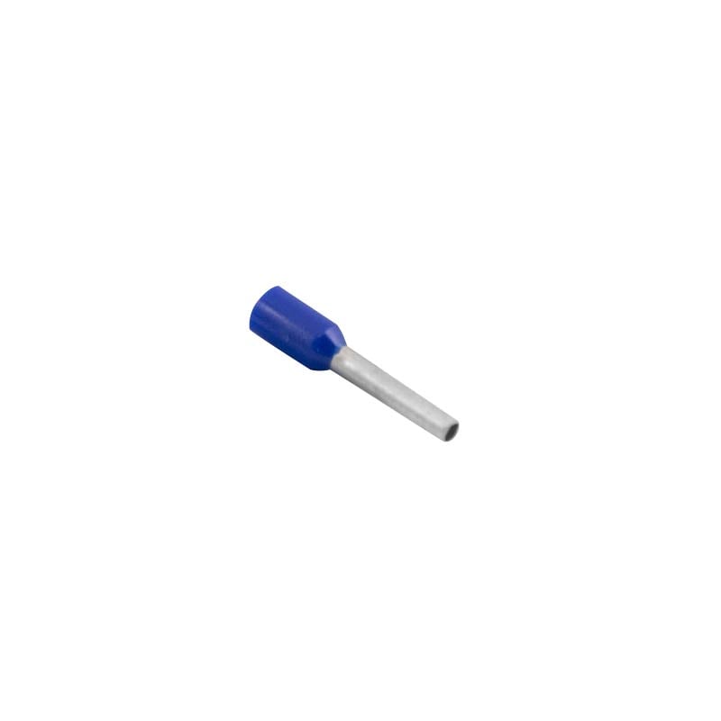 Unicrimp Blue Bootlace Ferrule Single 0.75mm (Pack of 100)