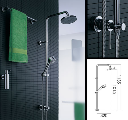 Milano Contemporary Shower Column (41F)