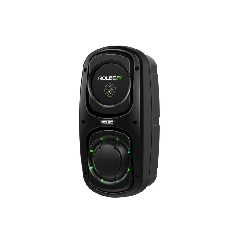 Rolec EV Charge Point 32 Amp Socket Outlet Black