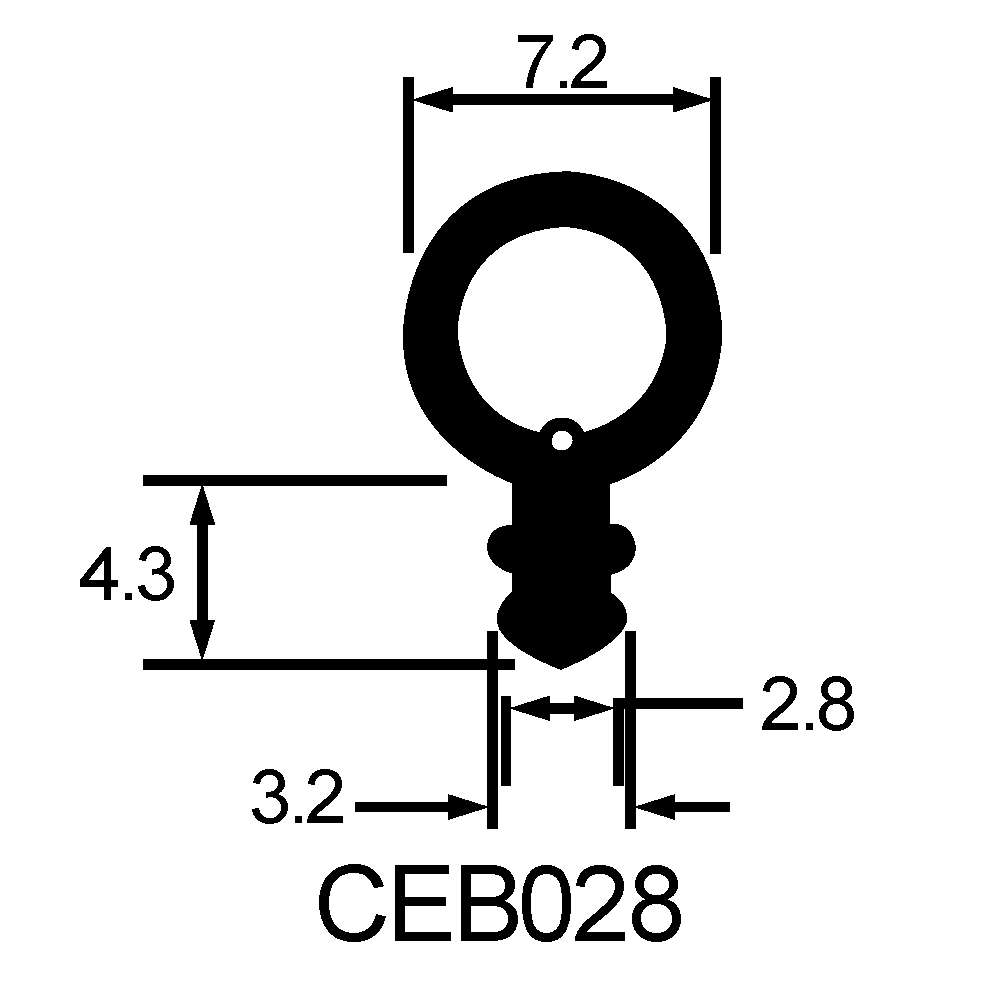UK Suppliers Of Bubble Gasket 3.2 x 7.2mm