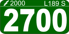 L189 S-2700 ( KG Insert) Label (100)
[L189 S Label]