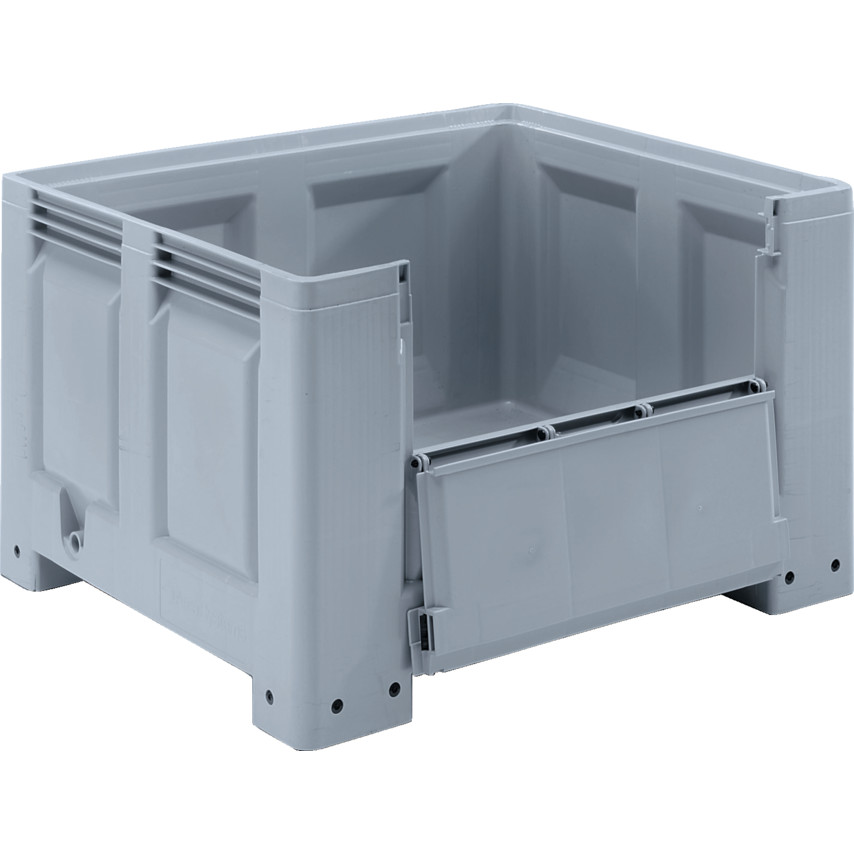 UK Suppliers Of 600x400x235mm Euro Box Container - Vented - Red For Food Processing Sector