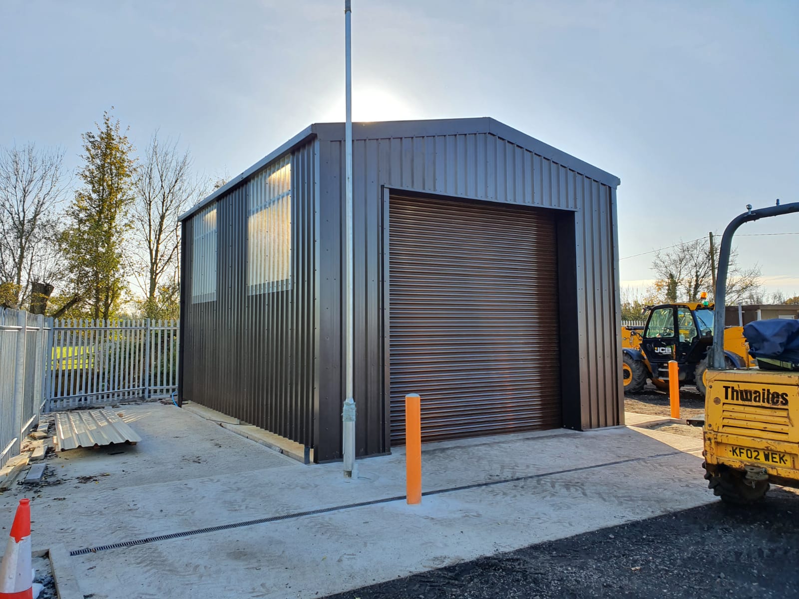 Agricultural Steel Buildings With PA Doors In The UK