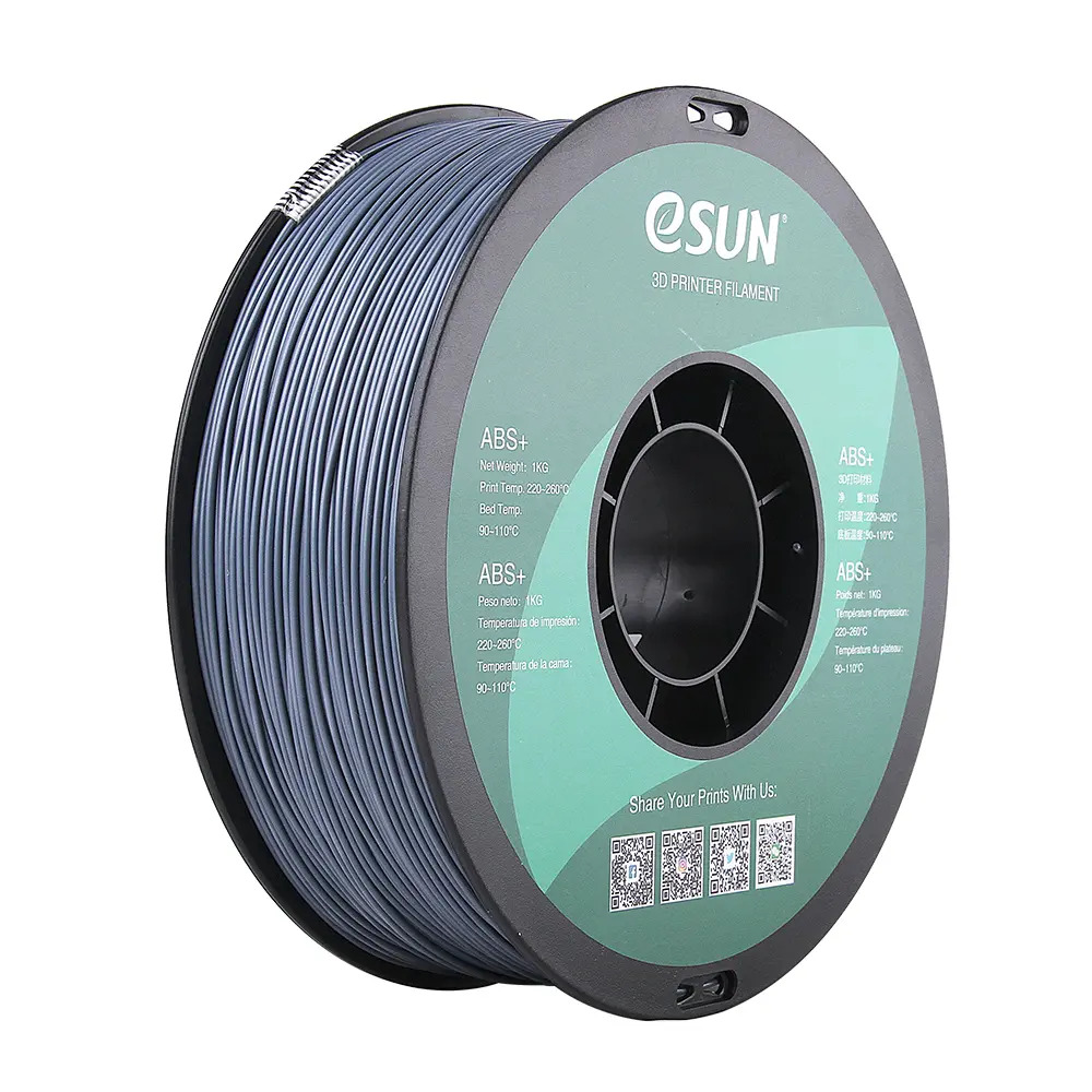 eSUN ABS + Grey 1.75mm 3D Printing filament 1Kg