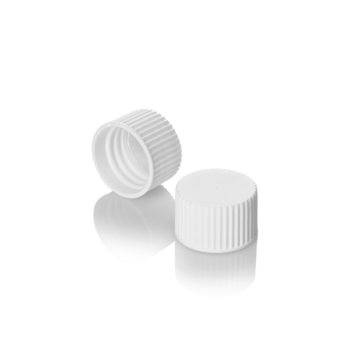 Stockists Of 28&#47;410 White Induction Heat Seal Screw Cap For HDPE Bottles &#45; Ribbed