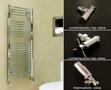 Chrome Multi Rail Towel Warmer  (57A)