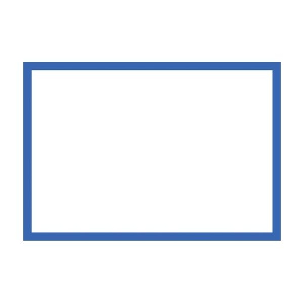 Blank Adapt-a-Sign - Blue Border